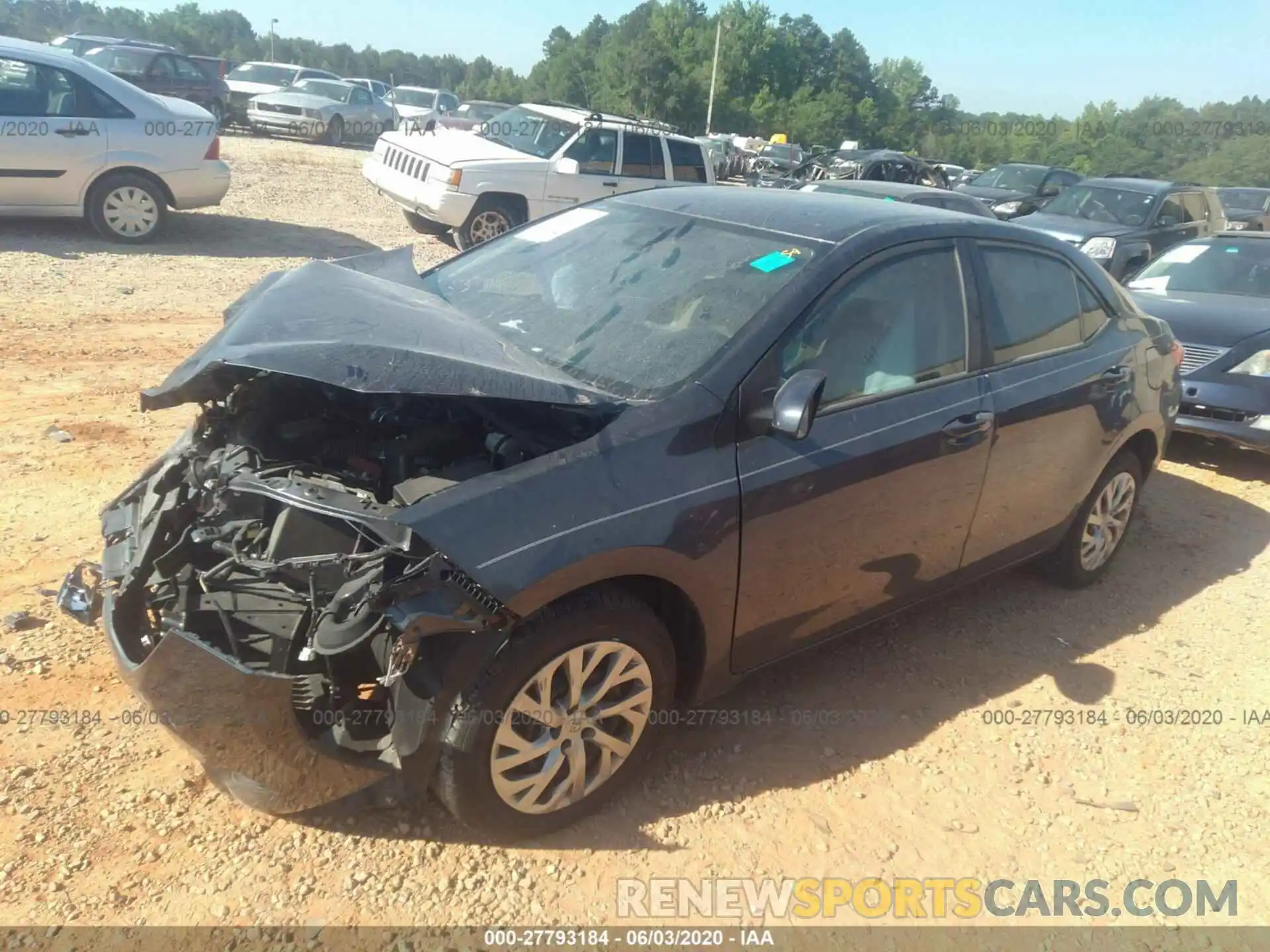 2 Photograph of a damaged car 2T1BURHE4KC220431 TOYOTA COROLLA 2019