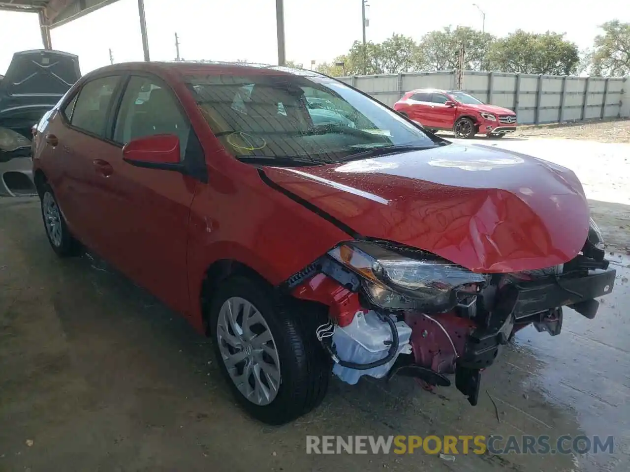 1 Photograph of a damaged car 2T1BURHE4KC220607 TOYOTA COROLLA 2019