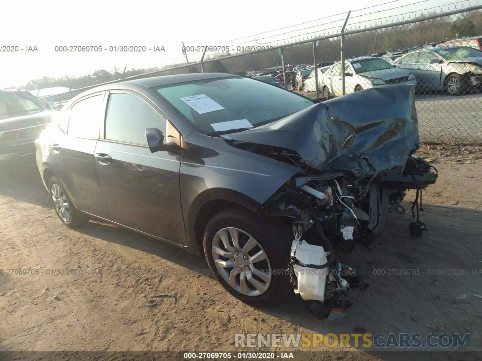 1 Photograph of a damaged car 2T1BURHE4KC220784 TOYOTA COROLLA 2019