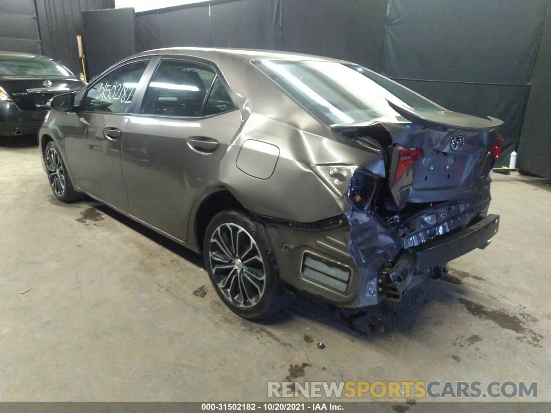 3 Photograph of a damaged car 2T1BURHE4KC221031 TOYOTA COROLLA 2019