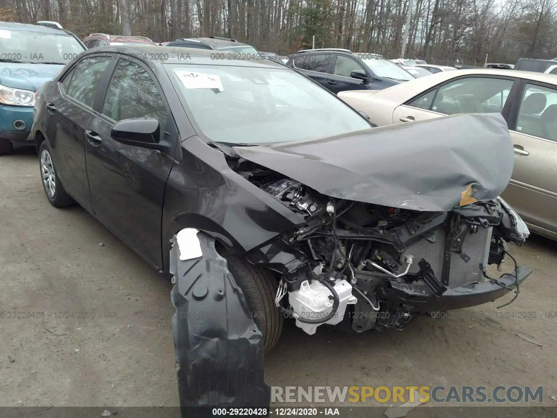 1 Photograph of a damaged car 2T1BURHE4KC221224 TOYOTA COROLLA 2019