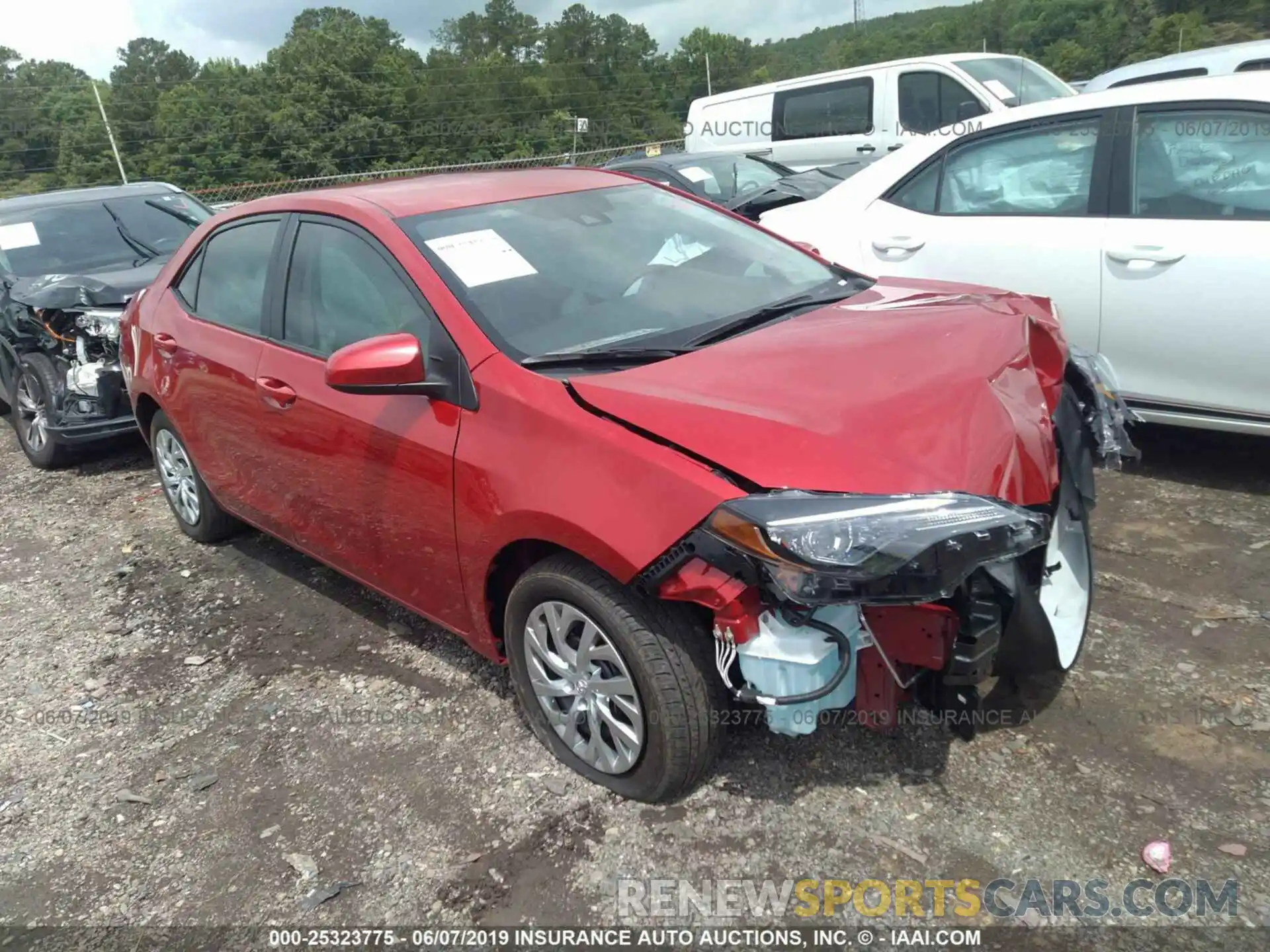 1 Photograph of a damaged car 2T1BURHE4KC221465 TOYOTA COROLLA 2019