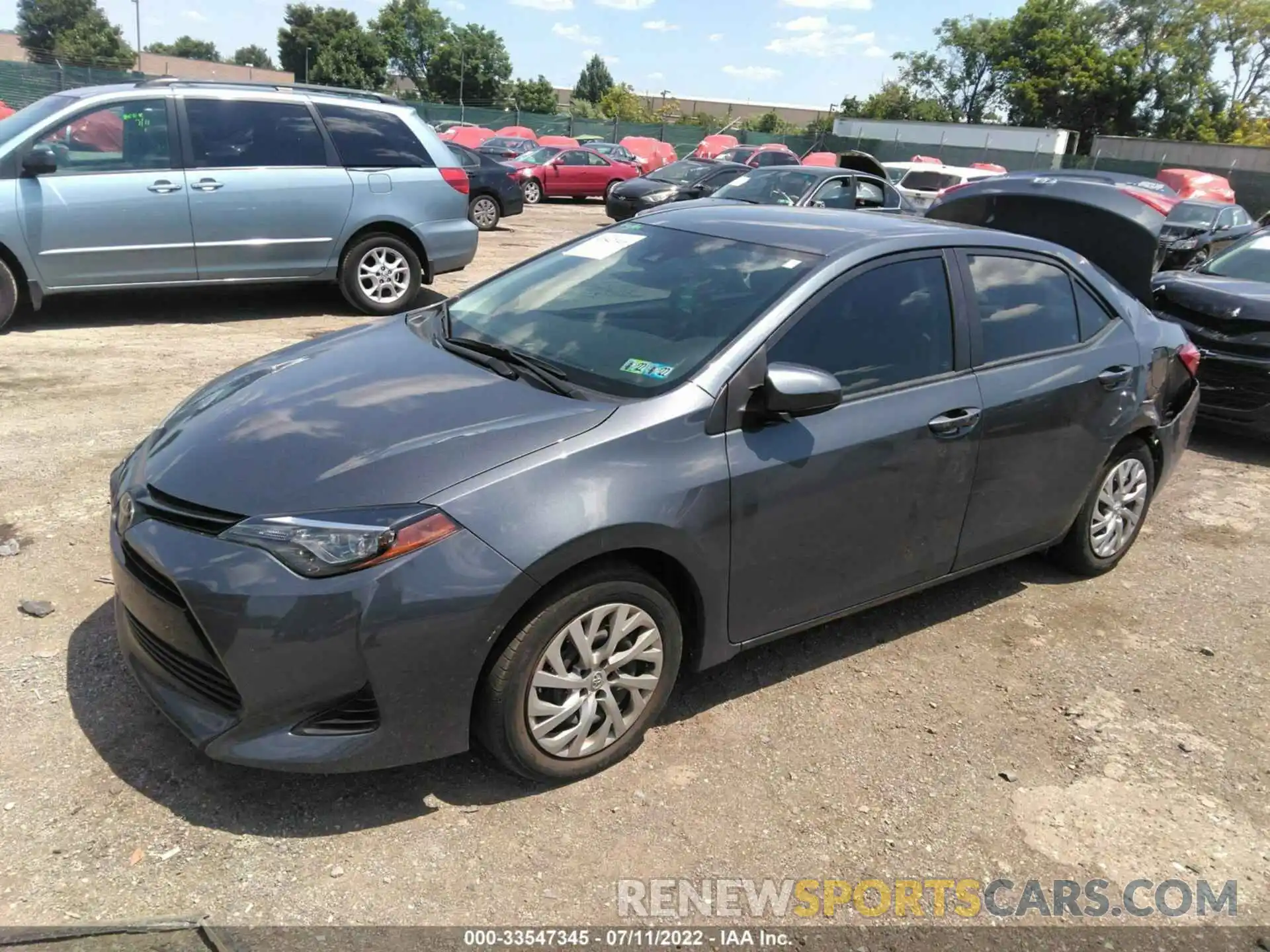 2 Photograph of a damaged car 2T1BURHE4KC222101 TOYOTA COROLLA 2019