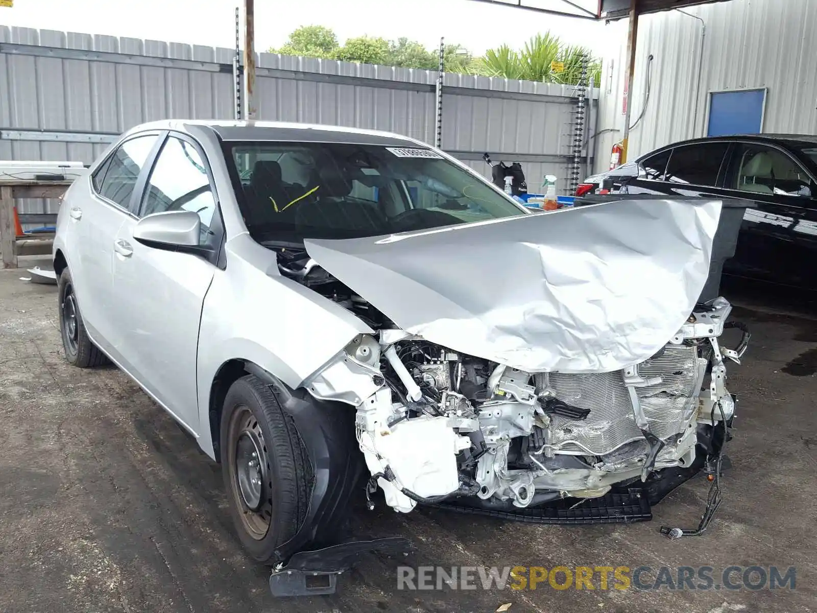 1 Photograph of a damaged car 2T1BURHE4KC222227 TOYOTA COROLLA 2019