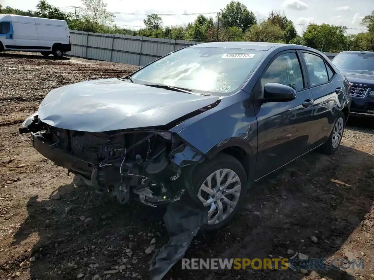 2 Photograph of a damaged car 2T1BURHE4KC222728 TOYOTA COROLLA 2019