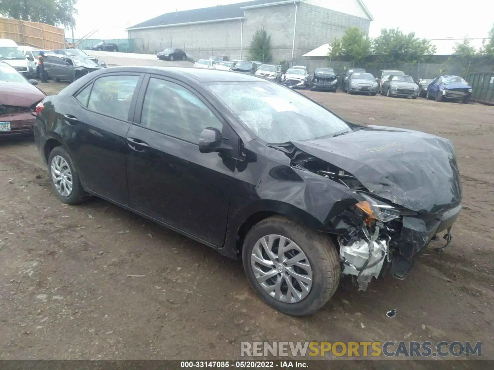 1 Photograph of a damaged car 2T1BURHE4KC223085 TOYOTA COROLLA 2019