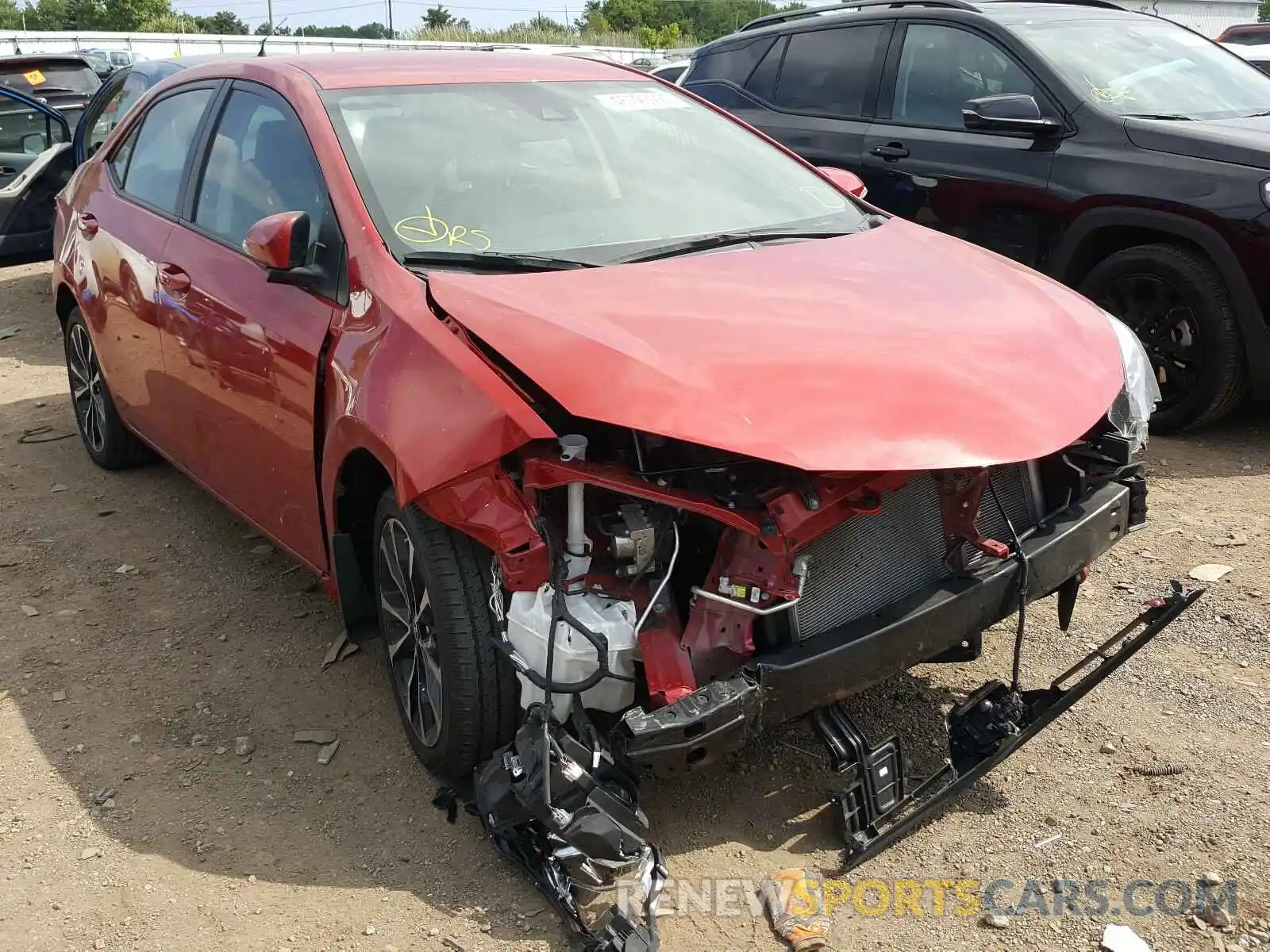 1 Photograph of a damaged car 2T1BURHE4KC223197 TOYOTA COROLLA 2019