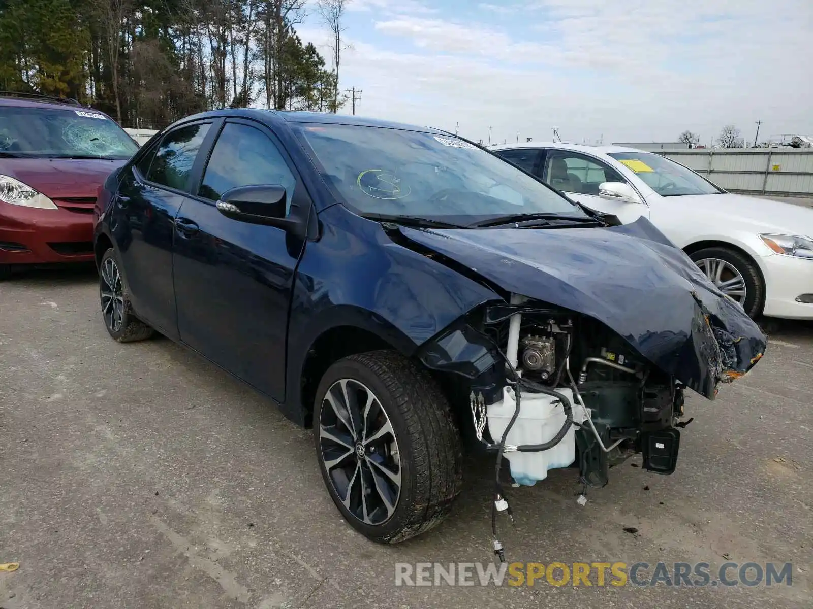 1 Photograph of a damaged car 2T1BURHE4KC223412 TOYOTA COROLLA 2019