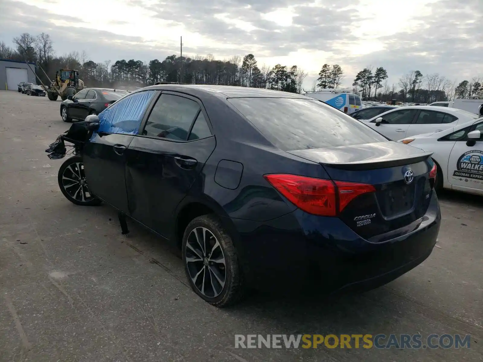 3 Photograph of a damaged car 2T1BURHE4KC223412 TOYOTA COROLLA 2019