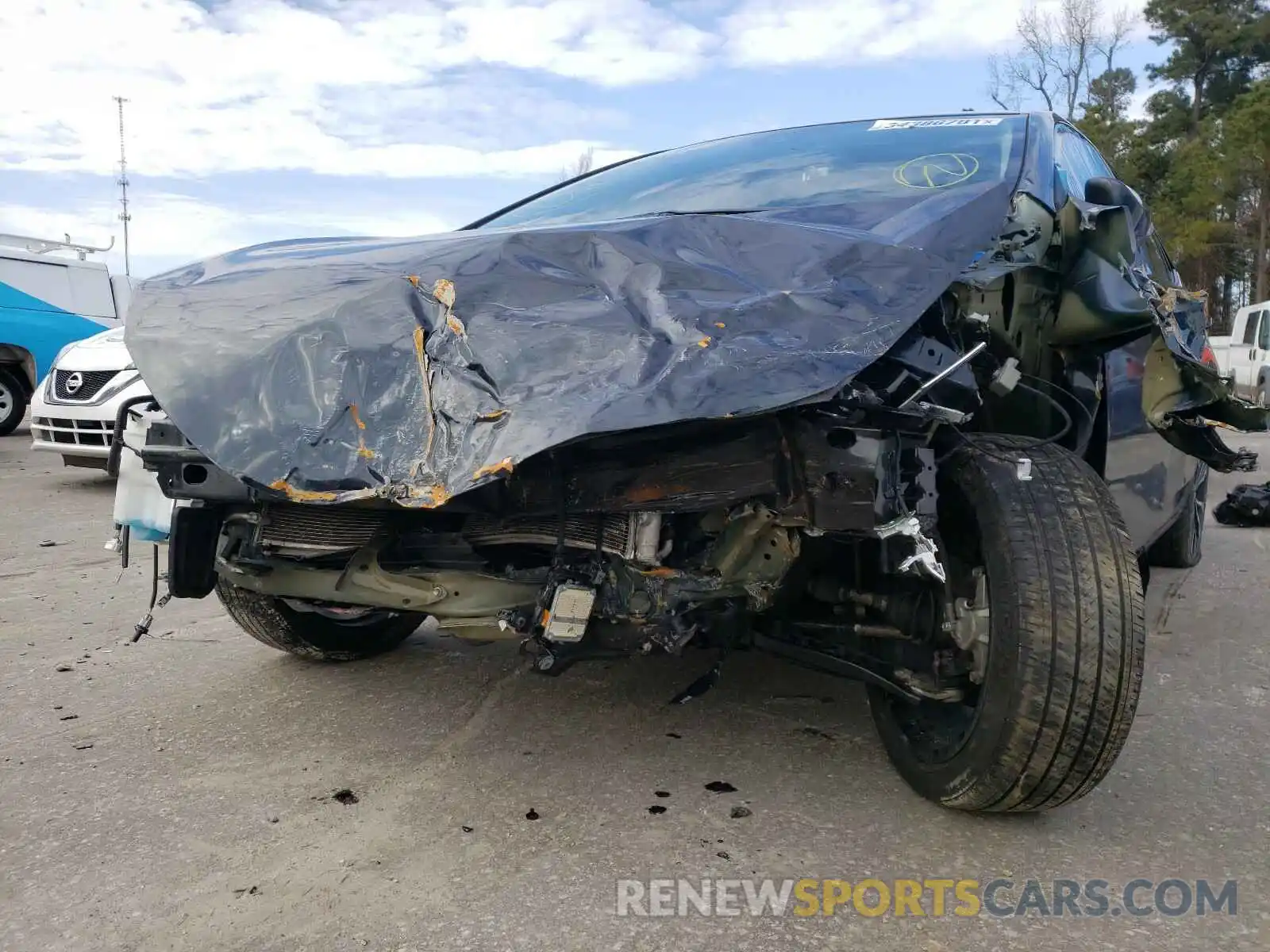 9 Photograph of a damaged car 2T1BURHE4KC223412 TOYOTA COROLLA 2019