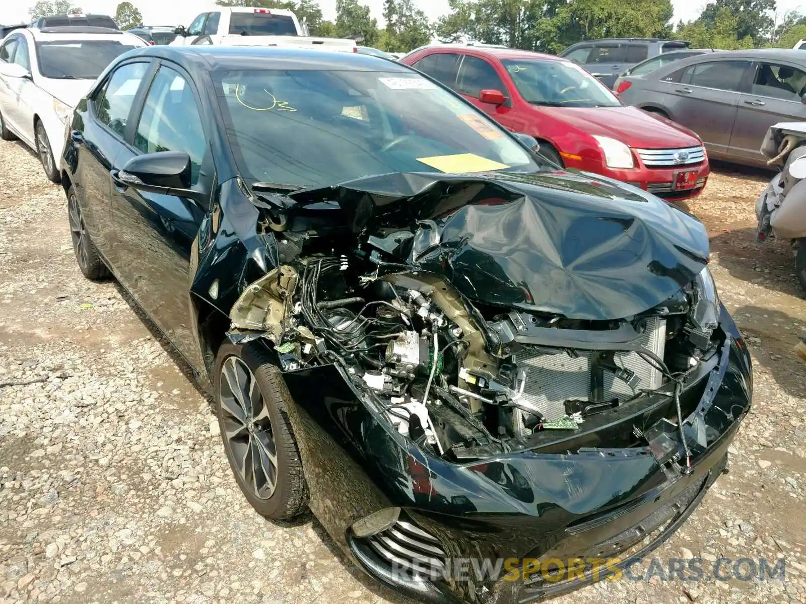 1 Photograph of a damaged car 2T1BURHE4KC223426 TOYOTA COROLLA 2019