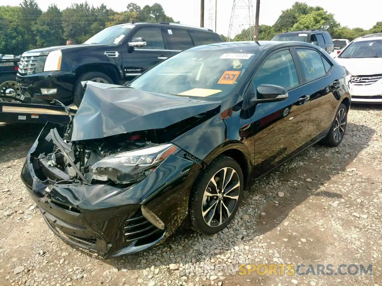 2 Photograph of a damaged car 2T1BURHE4KC223426 TOYOTA COROLLA 2019