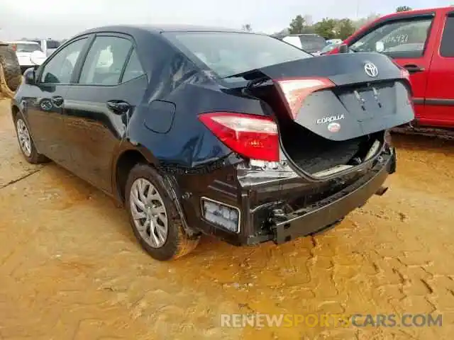 3 Photograph of a damaged car 2T1BURHE4KC223460 TOYOTA COROLLA 2019