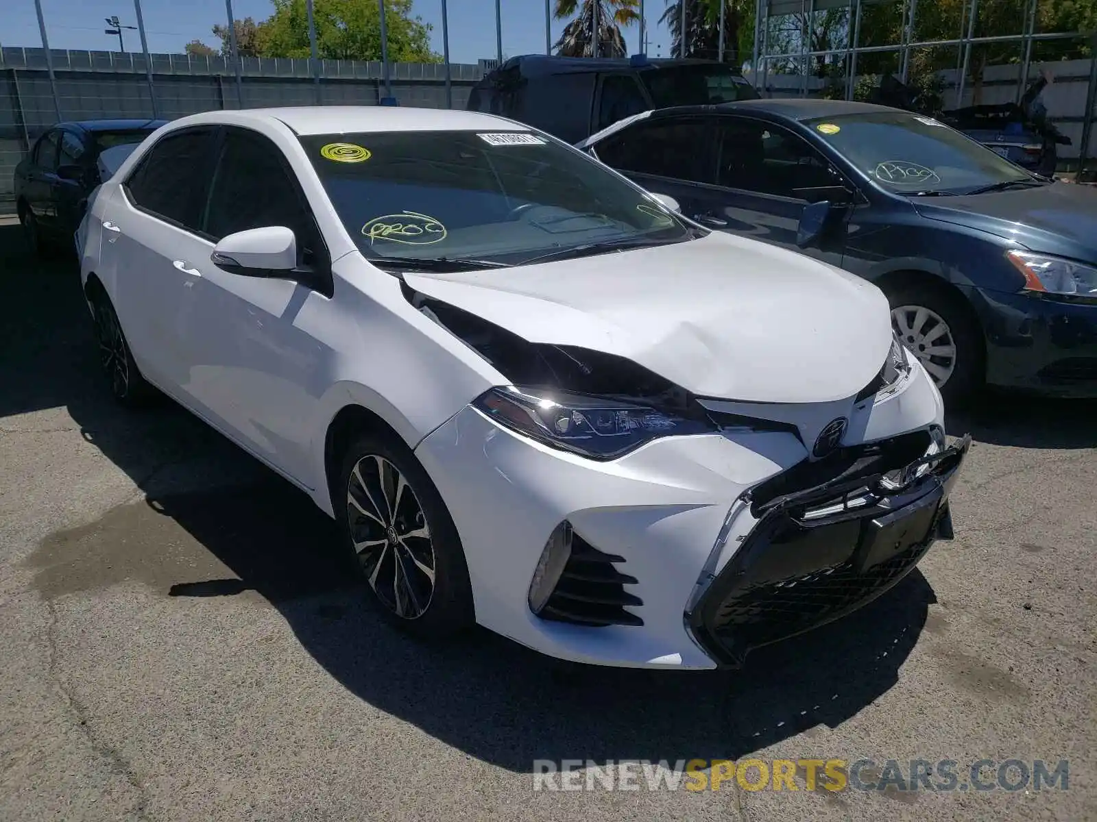 1 Photograph of a damaged car 2T1BURHE4KC224429 TOYOTA COROLLA 2019