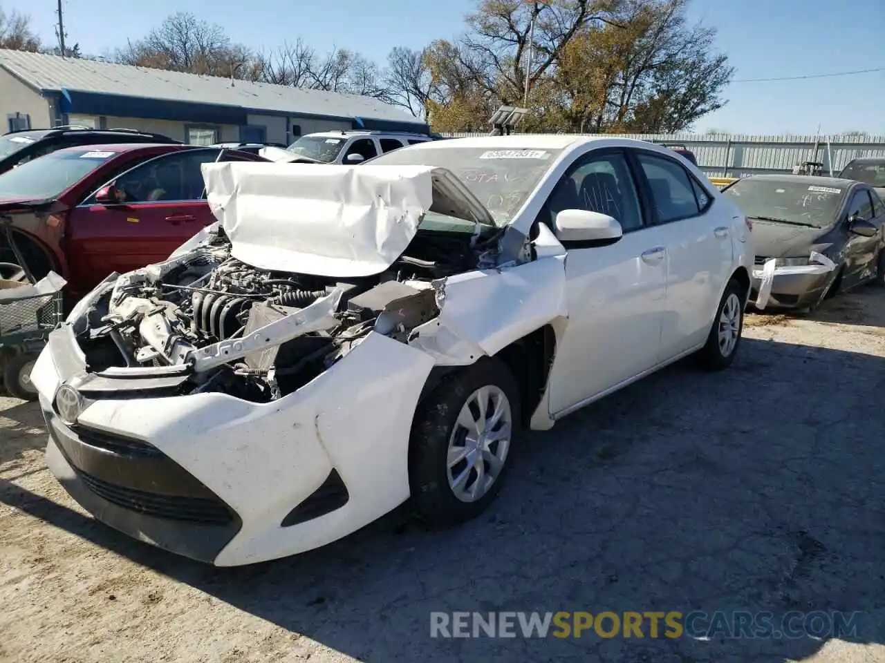 2 Photograph of a damaged car 2T1BURHE4KC224477 TOYOTA COROLLA 2019