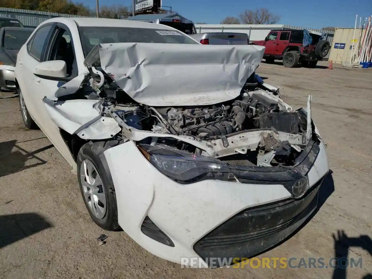 9 Photograph of a damaged car 2T1BURHE4KC224477 TOYOTA COROLLA 2019