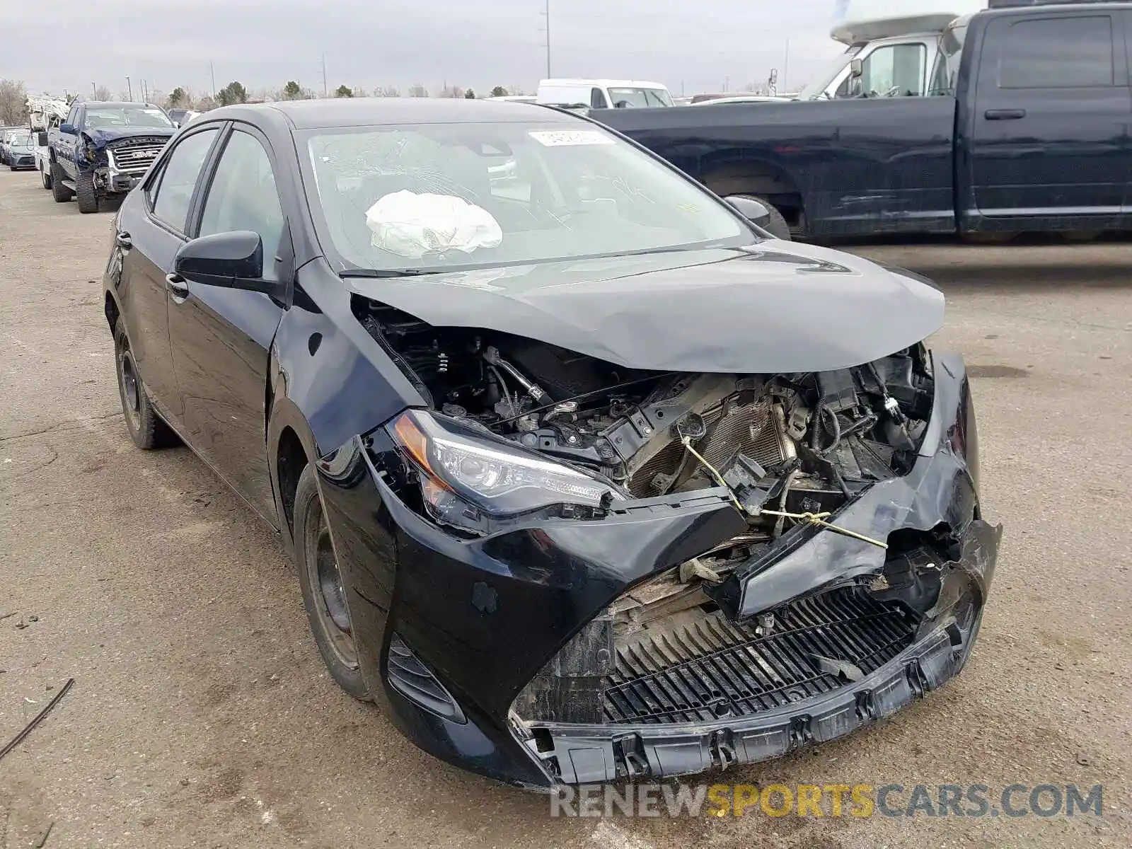 1 Photograph of a damaged car 2T1BURHE4KC224589 TOYOTA COROLLA 2019