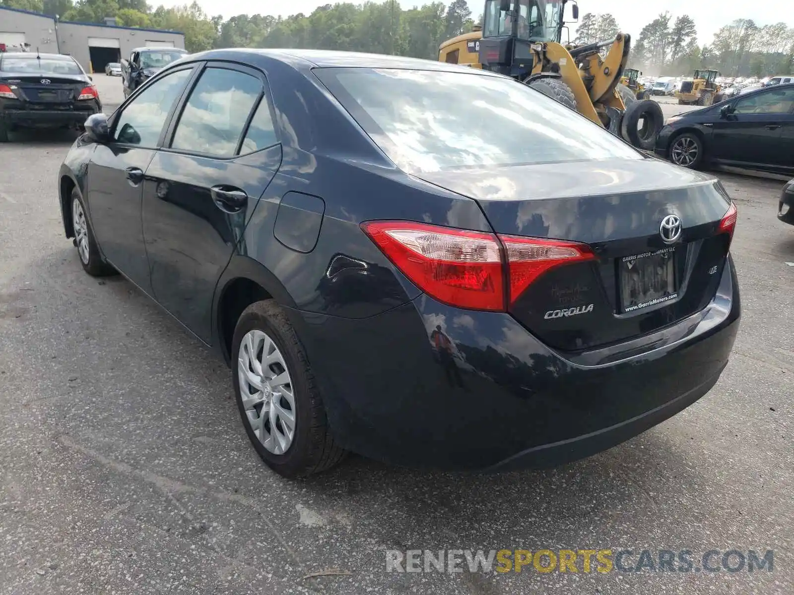 3 Photograph of a damaged car 2T1BURHE4KC224995 TOYOTA COROLLA 2019