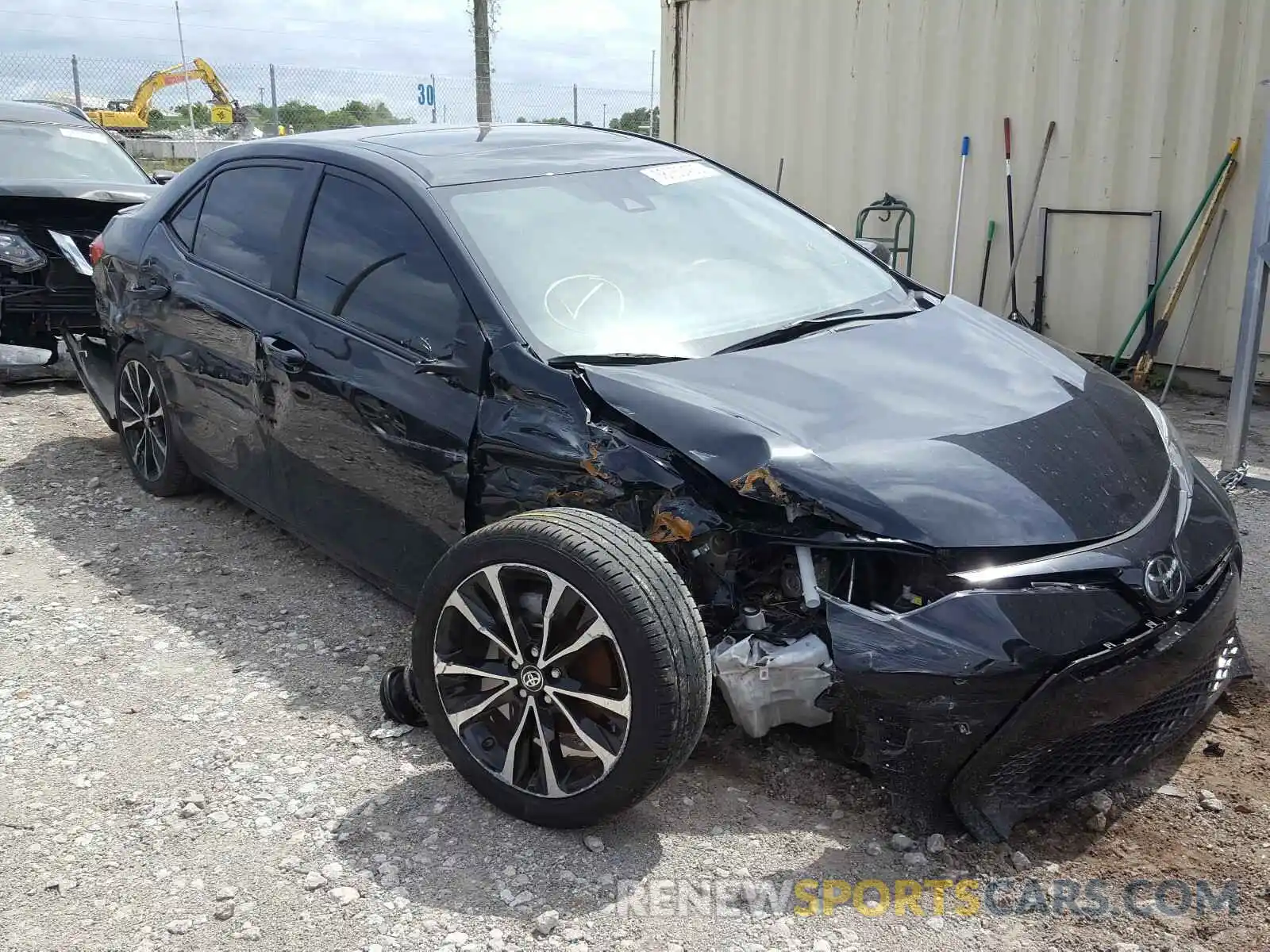 1 Photograph of a damaged car 2T1BURHE4KC225001 TOYOTA COROLLA 2019