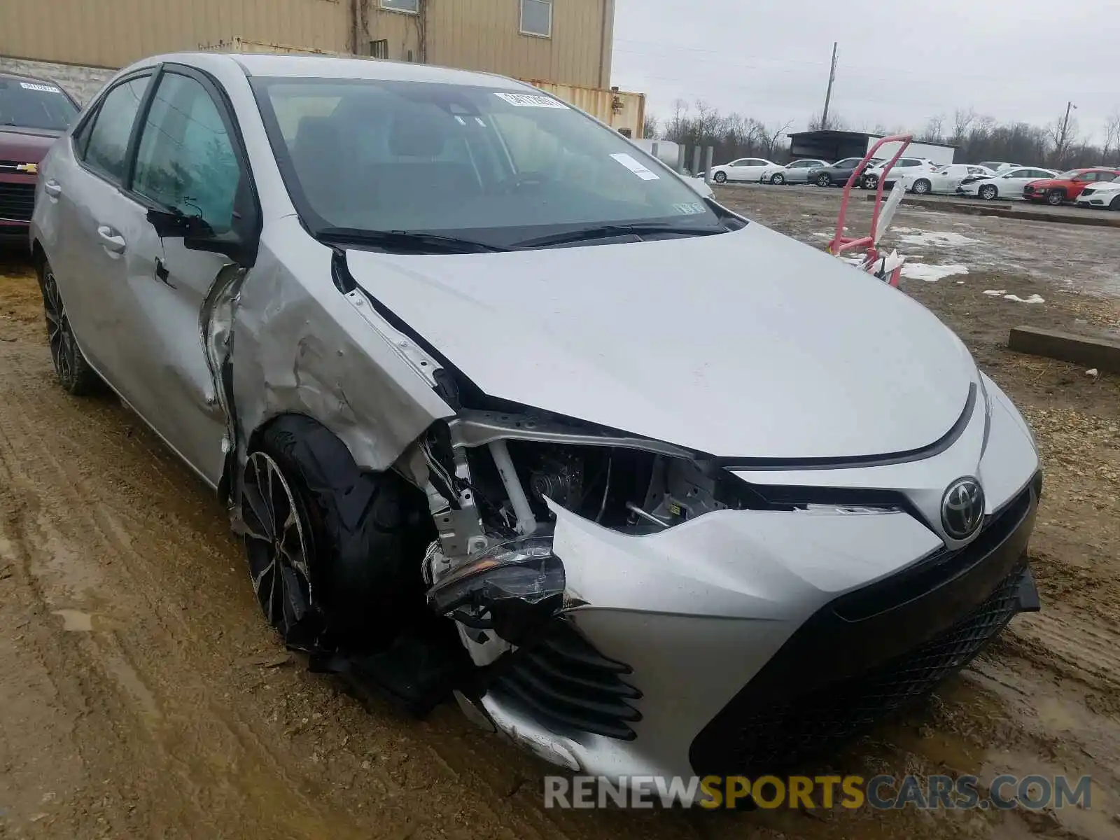 1 Photograph of a damaged car 2T1BURHE4KC225970 TOYOTA COROLLA 2019