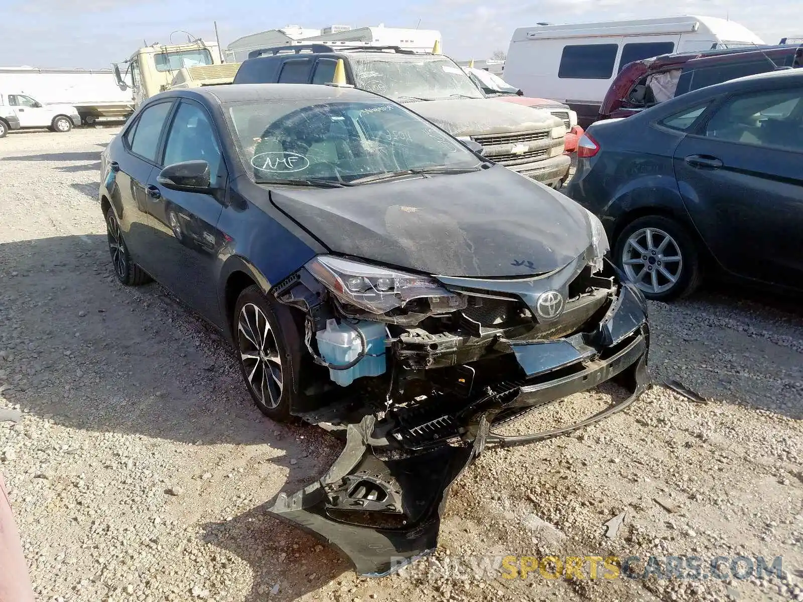 1 Photograph of a damaged car 2T1BURHE4KC226147 TOYOTA COROLLA 2019