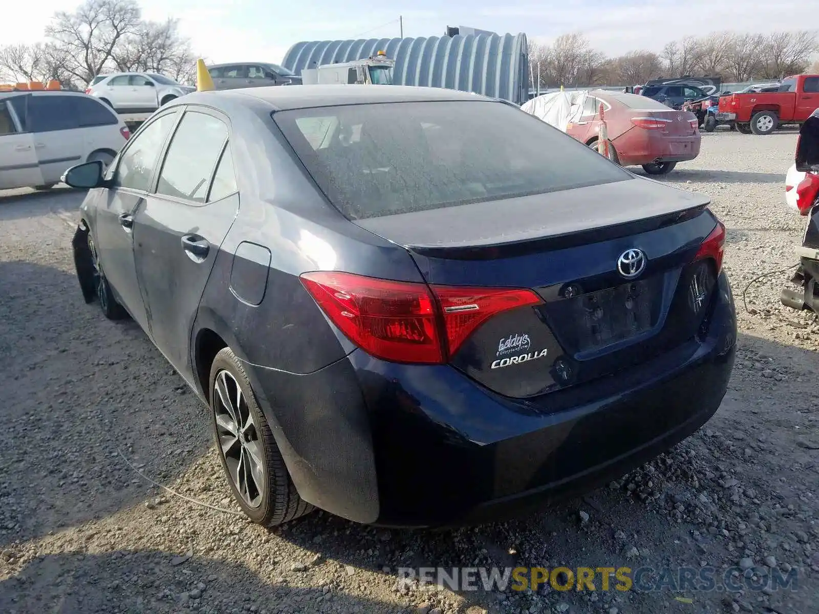 3 Photograph of a damaged car 2T1BURHE4KC226147 TOYOTA COROLLA 2019