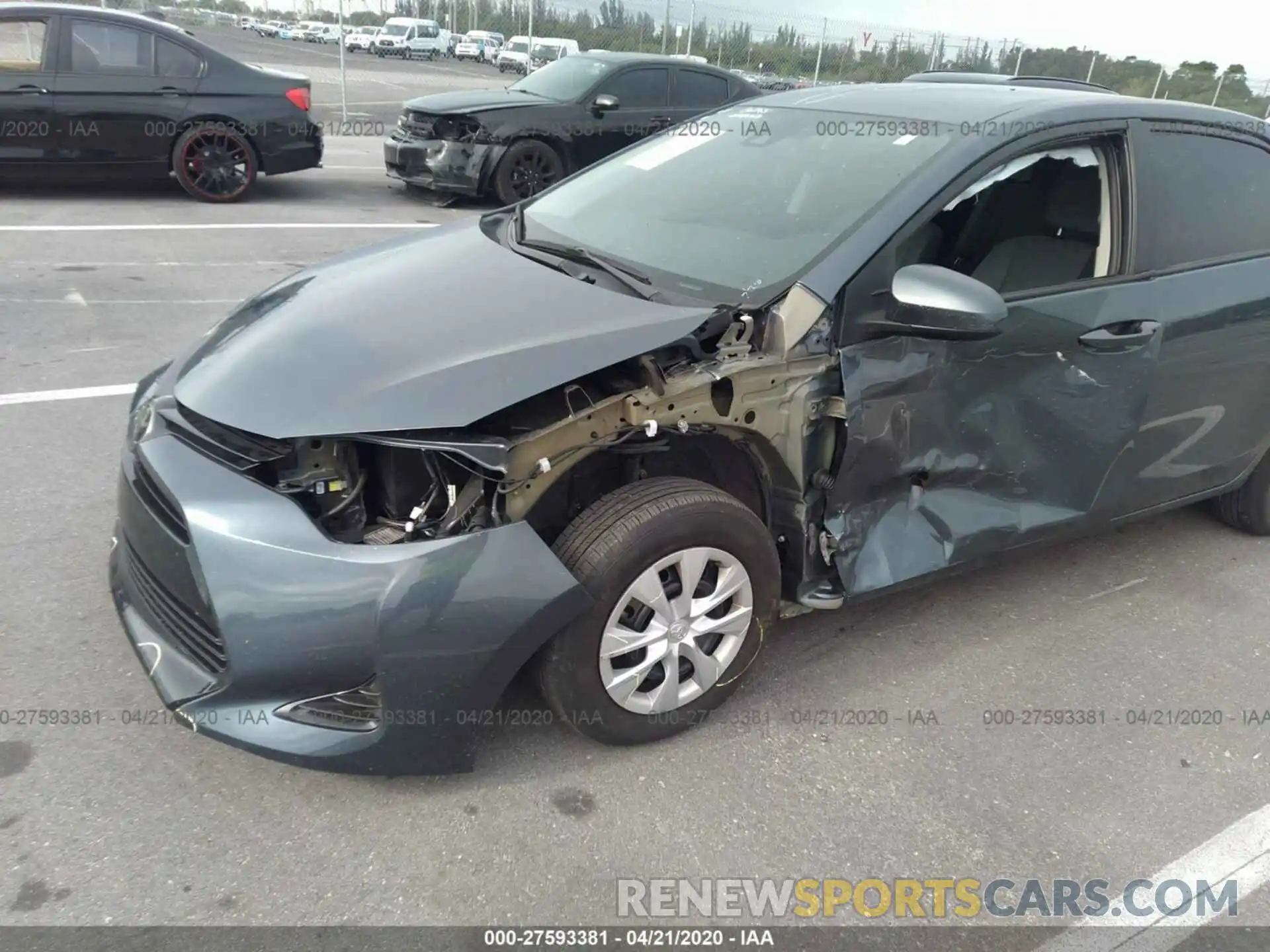 6 Photograph of a damaged car 2T1BURHE4KC226374 TOYOTA COROLLA 2019