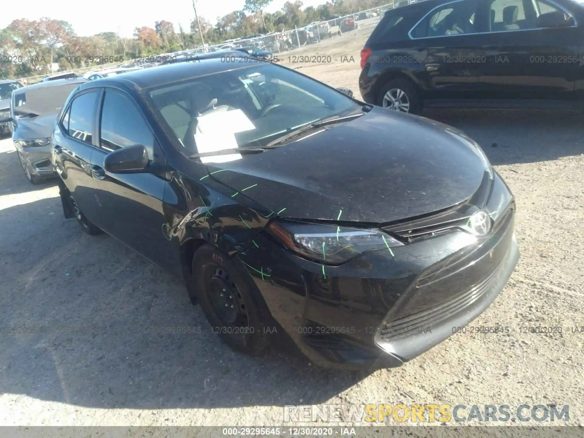 1 Photograph of a damaged car 2T1BURHE4KC226441 TOYOTA COROLLA 2019