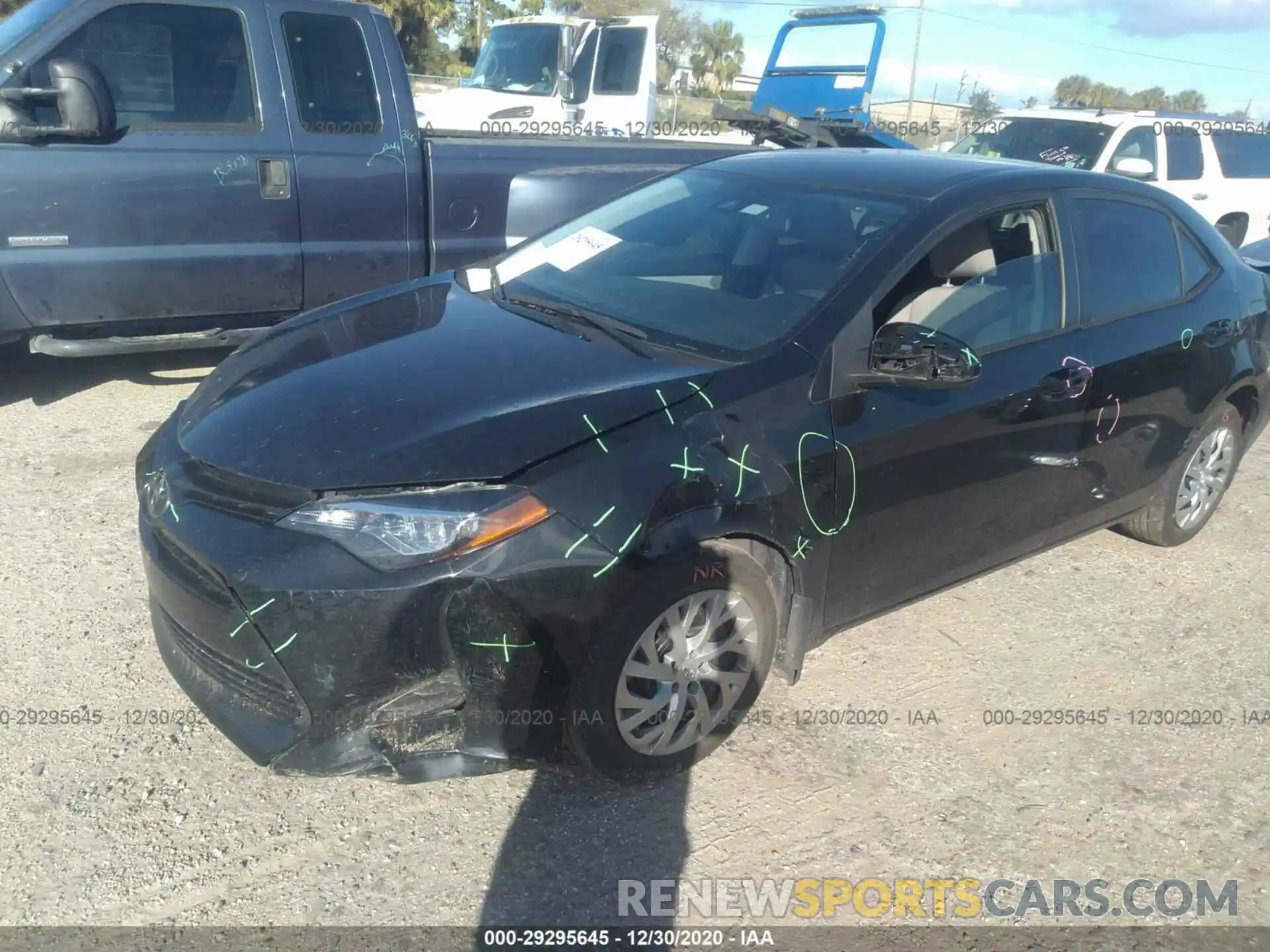 2 Photograph of a damaged car 2T1BURHE4KC226441 TOYOTA COROLLA 2019