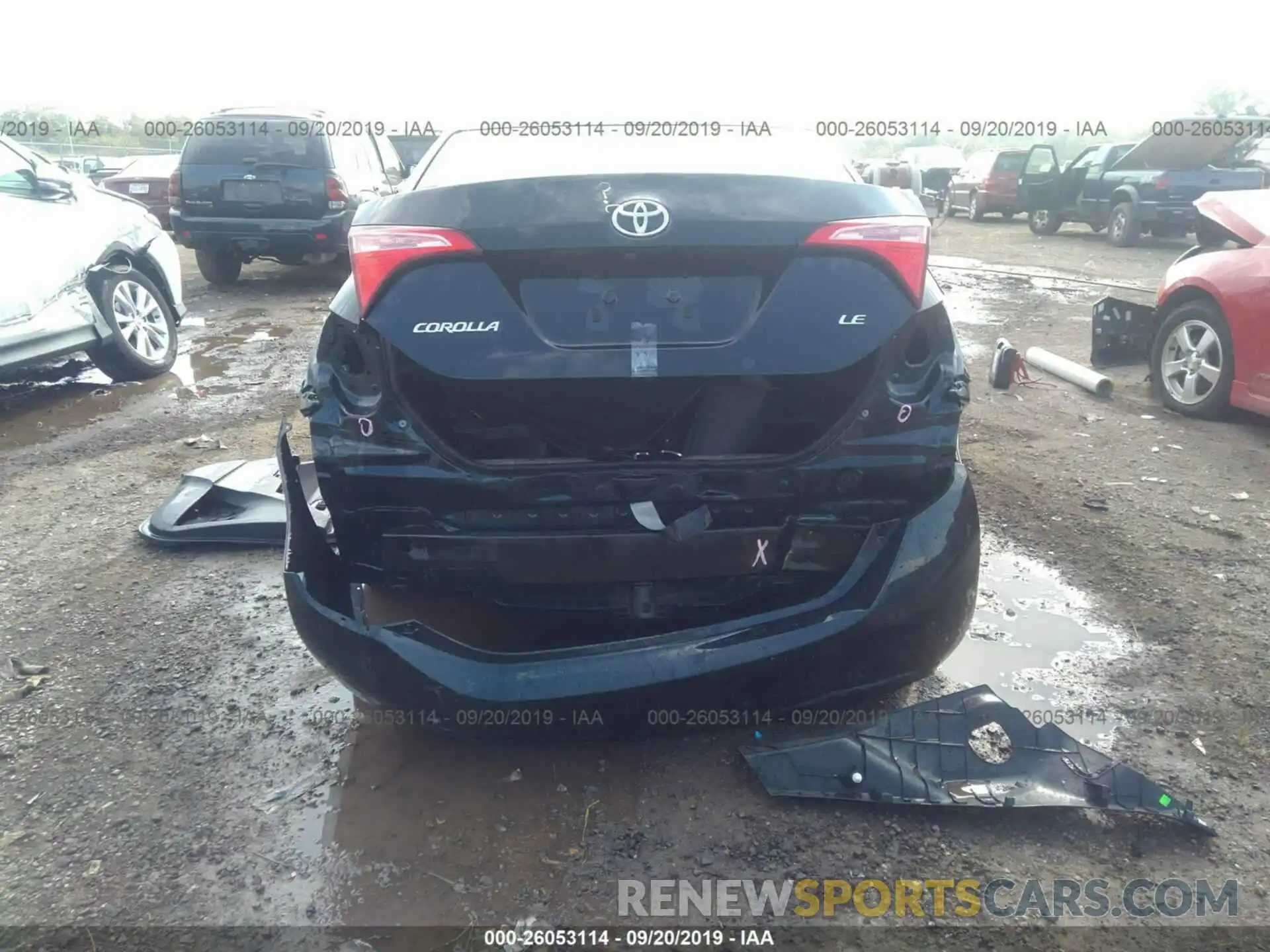 6 Photograph of a damaged car 2T1BURHE4KC227203 TOYOTA COROLLA 2019