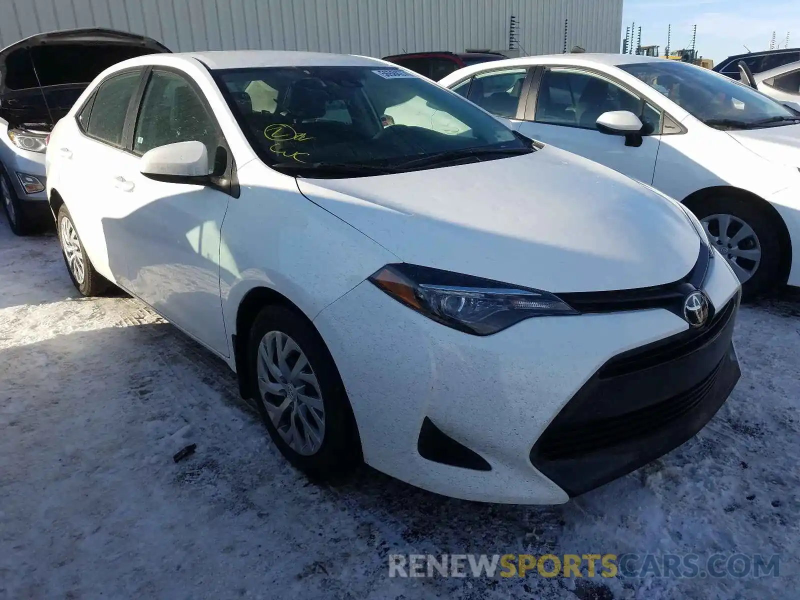 1 Photograph of a damaged car 2T1BURHE4KC227265 TOYOTA COROLLA 2019