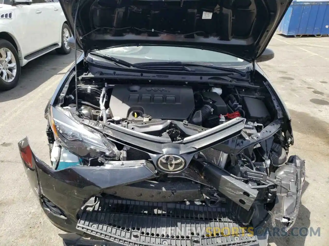 7 Photograph of a damaged car 2T1BURHE4KC227489 TOYOTA COROLLA 2019