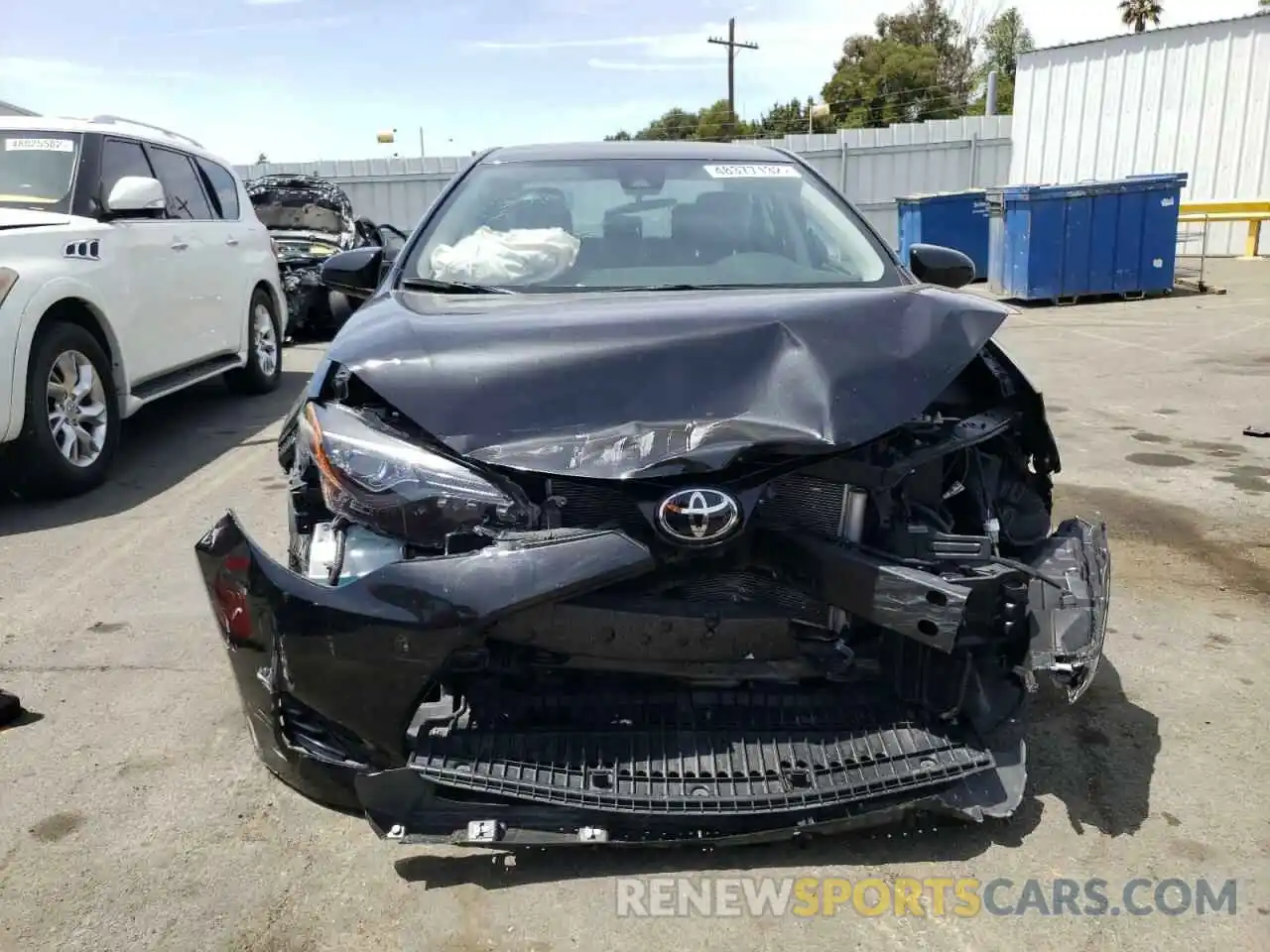 9 Photograph of a damaged car 2T1BURHE4KC227489 TOYOTA COROLLA 2019