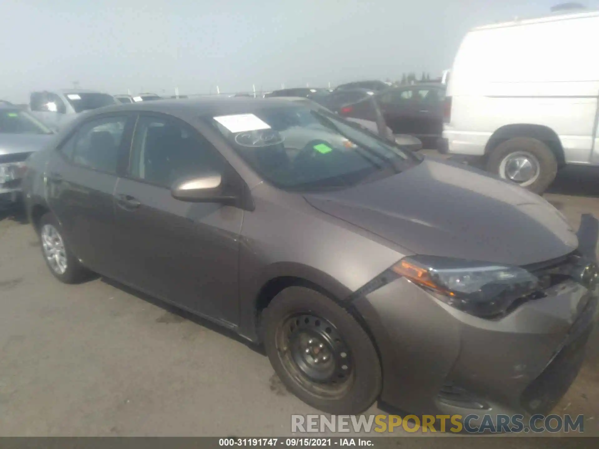 1 Photograph of a damaged car 2T1BURHE4KC228304 TOYOTA COROLLA 2019