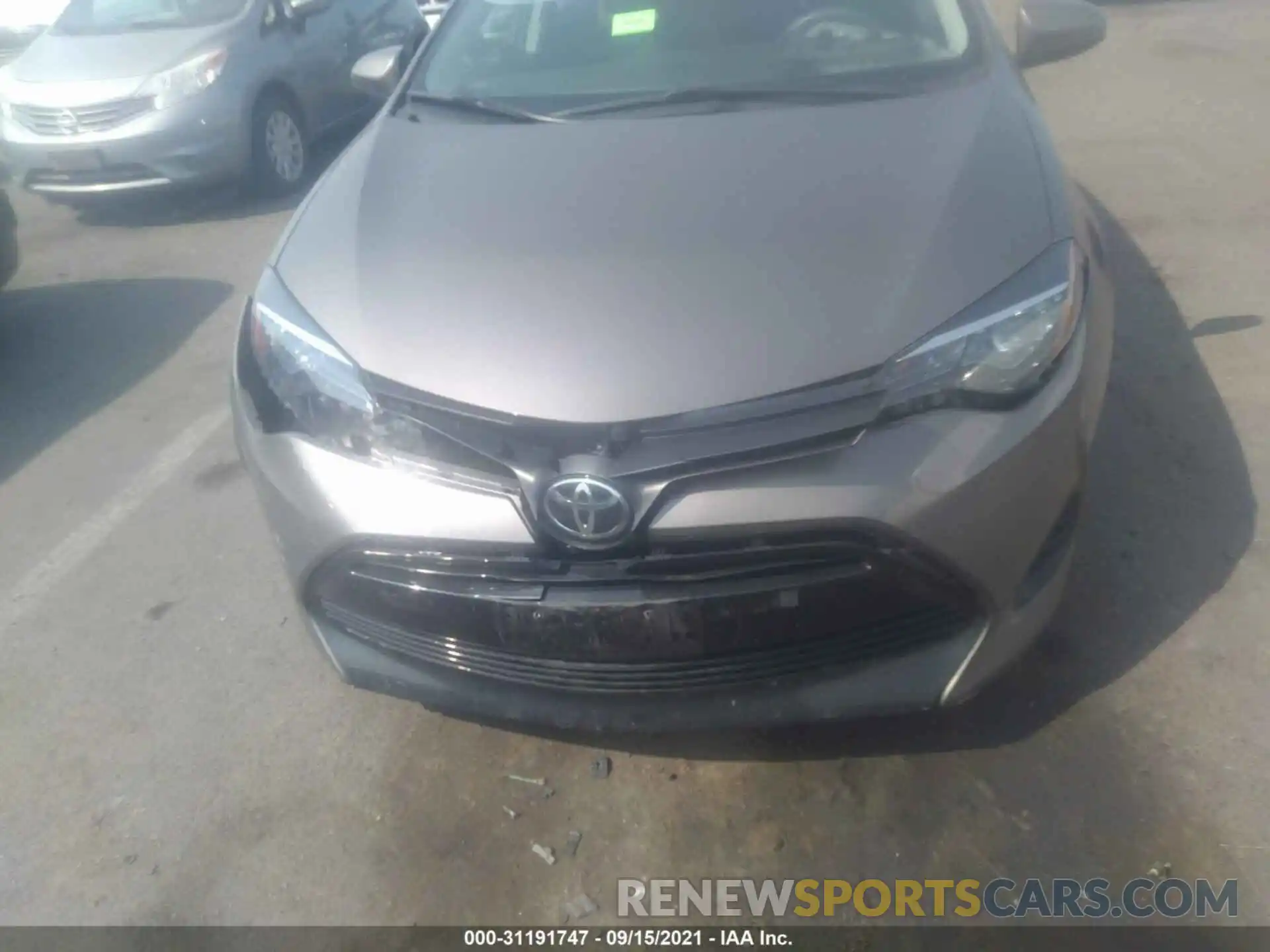 6 Photograph of a damaged car 2T1BURHE4KC228304 TOYOTA COROLLA 2019