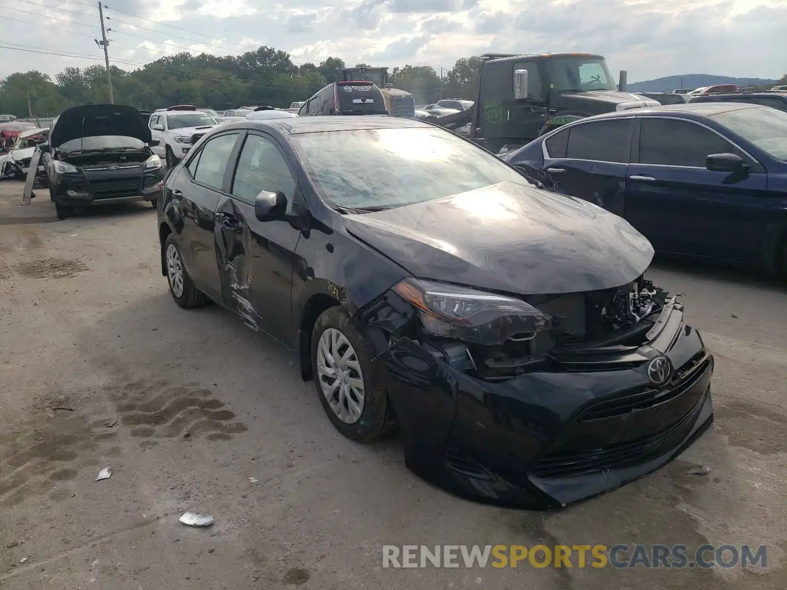 9 Photograph of a damaged car 2T1BURHE4KC229002 TOYOTA COROLLA 2019