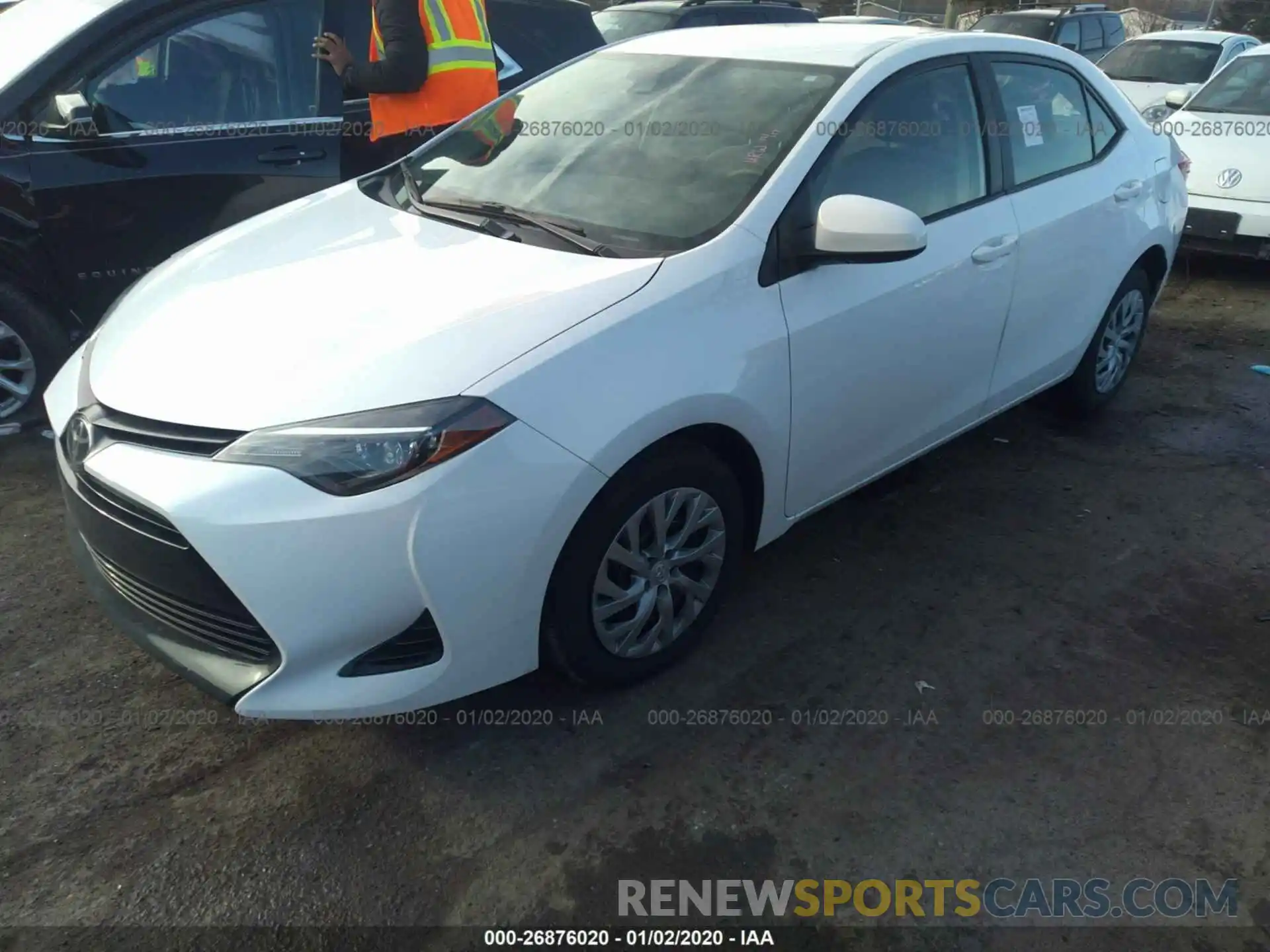 2 Photograph of a damaged car 2T1BURHE4KC229310 TOYOTA COROLLA 2019