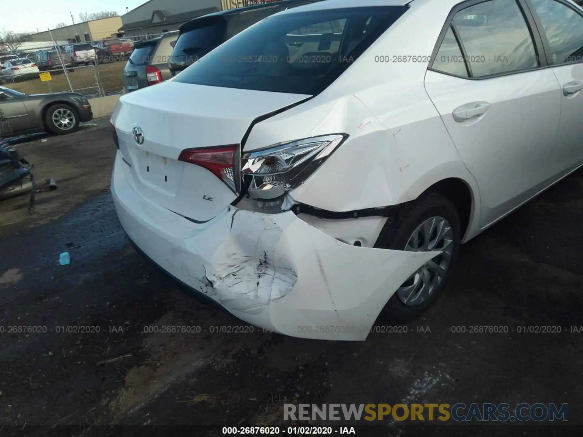 6 Photograph of a damaged car 2T1BURHE4KC229310 TOYOTA COROLLA 2019