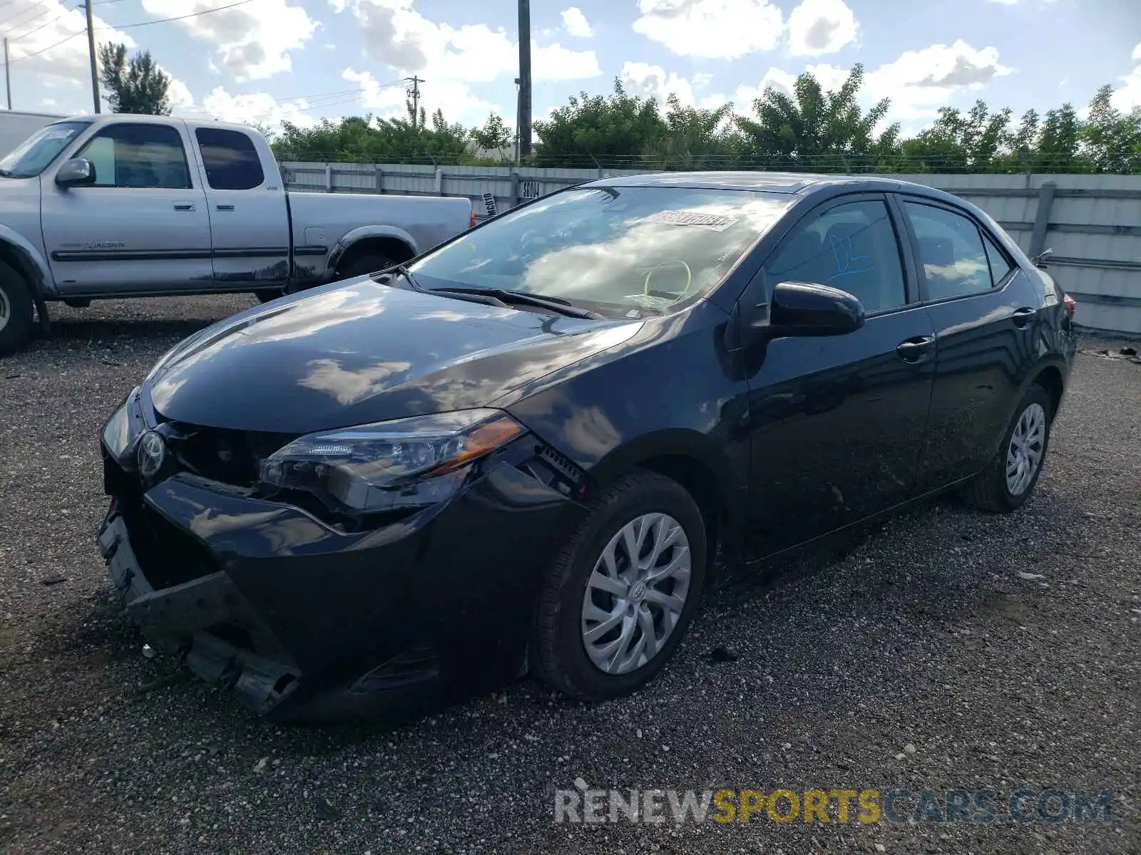 2 Photograph of a damaged car 2T1BURHE4KC229551 TOYOTA COROLLA 2019