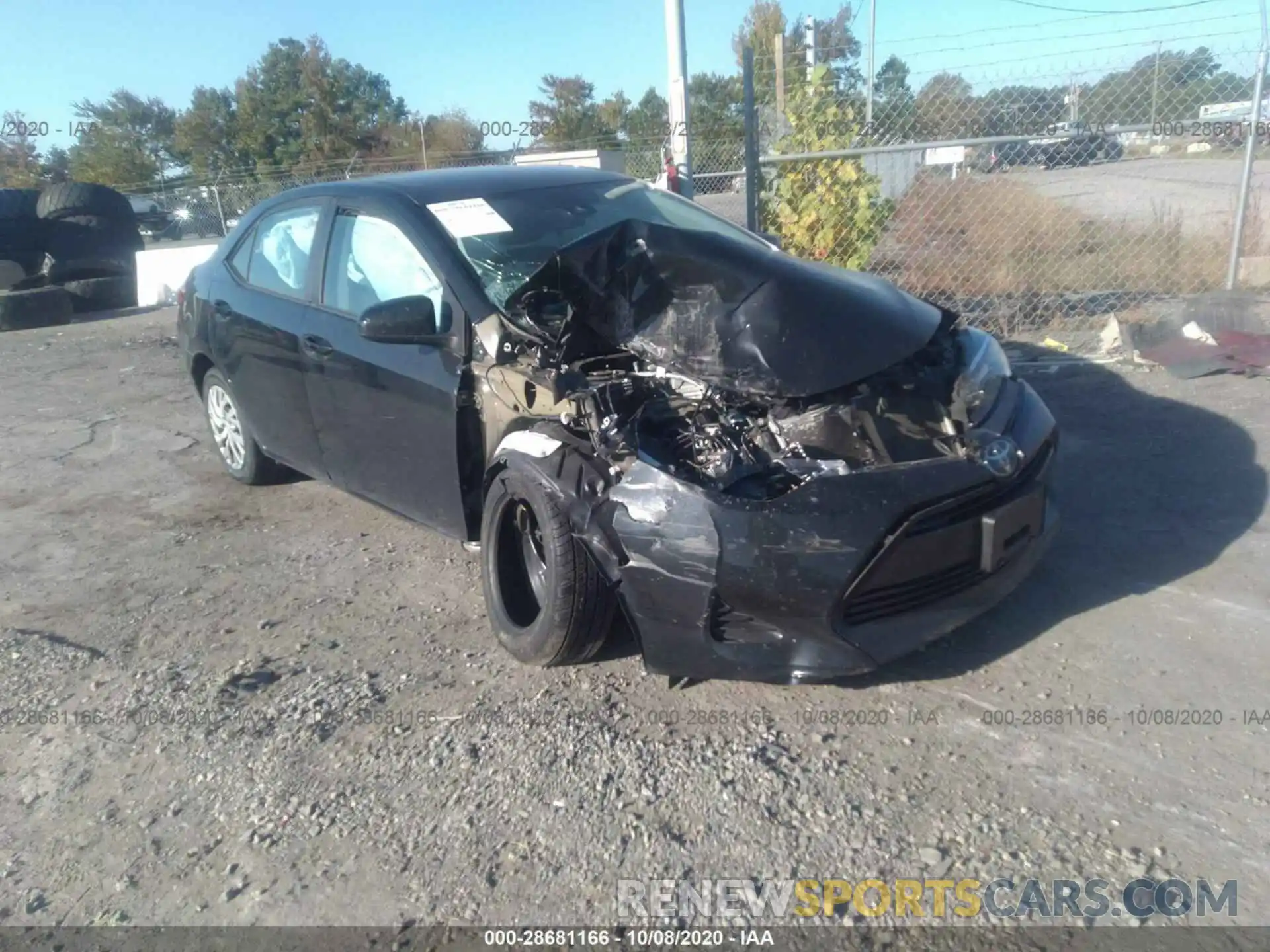 1 Photograph of a damaged car 2T1BURHE4KC229873 TOYOTA COROLLA 2019