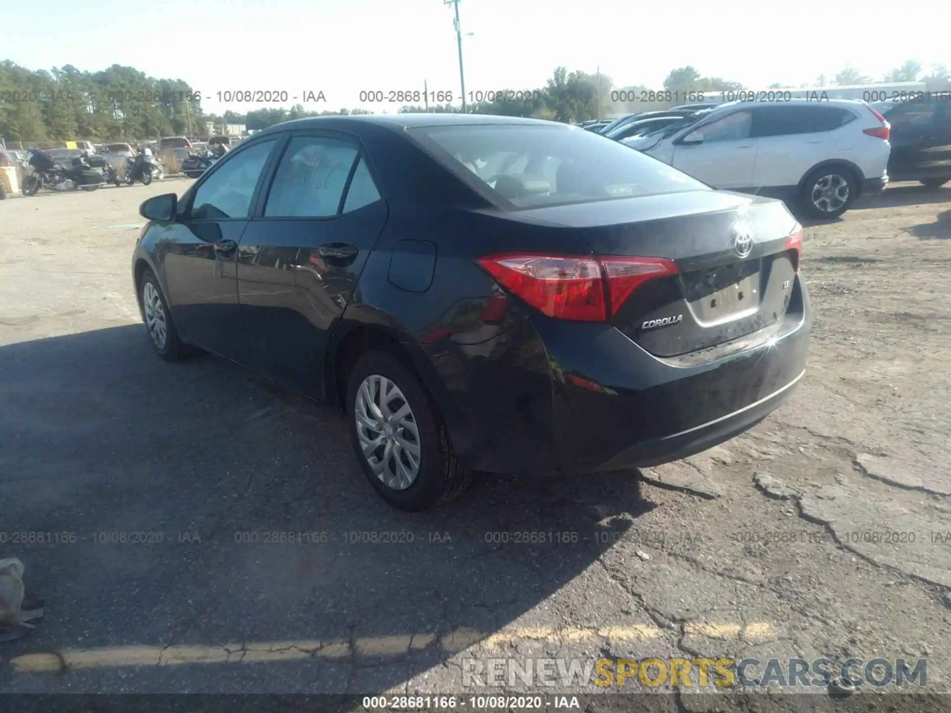 3 Photograph of a damaged car 2T1BURHE4KC229873 TOYOTA COROLLA 2019