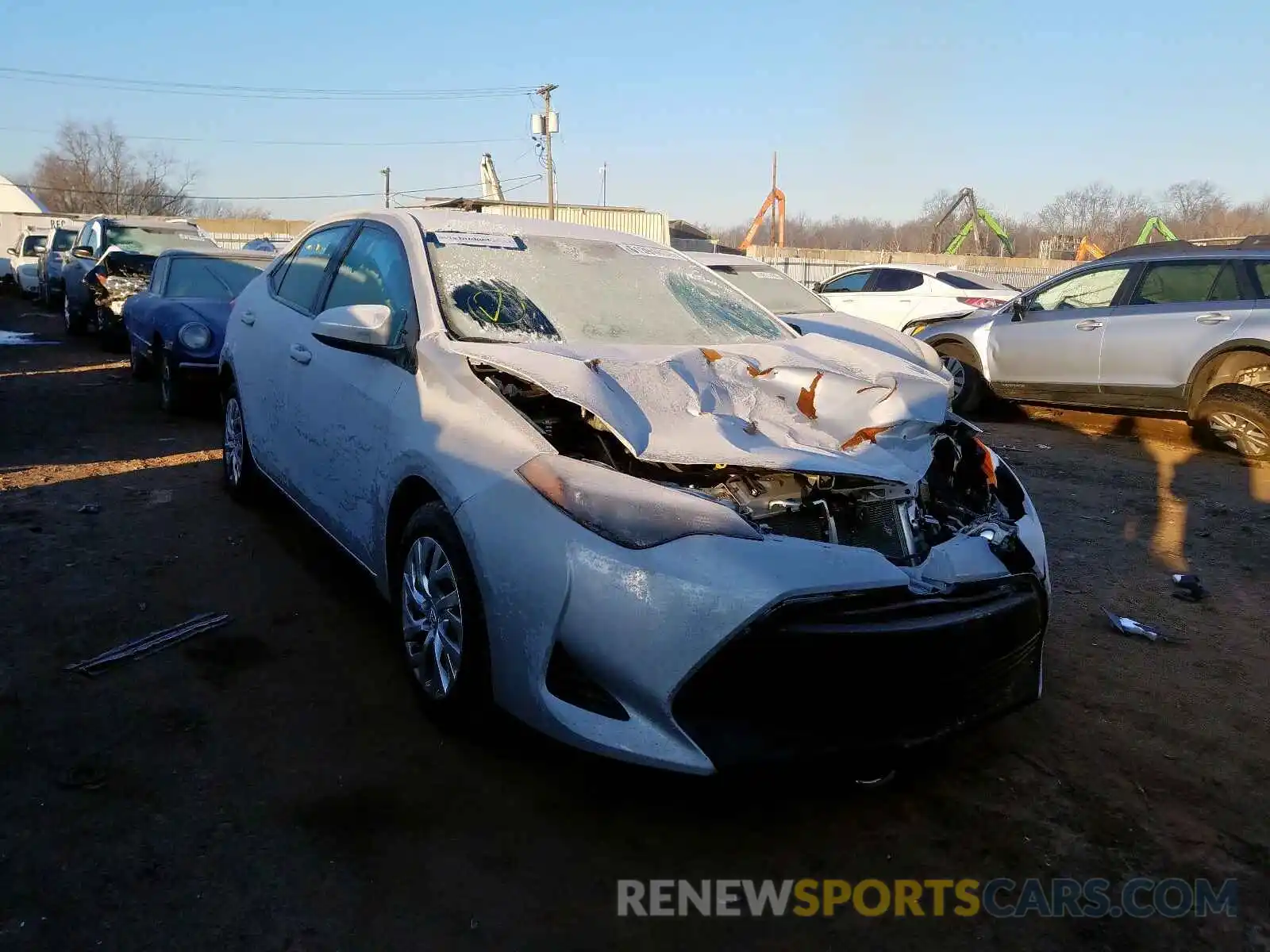 1 Photograph of a damaged car 2T1BURHE4KC229890 TOYOTA COROLLA 2019