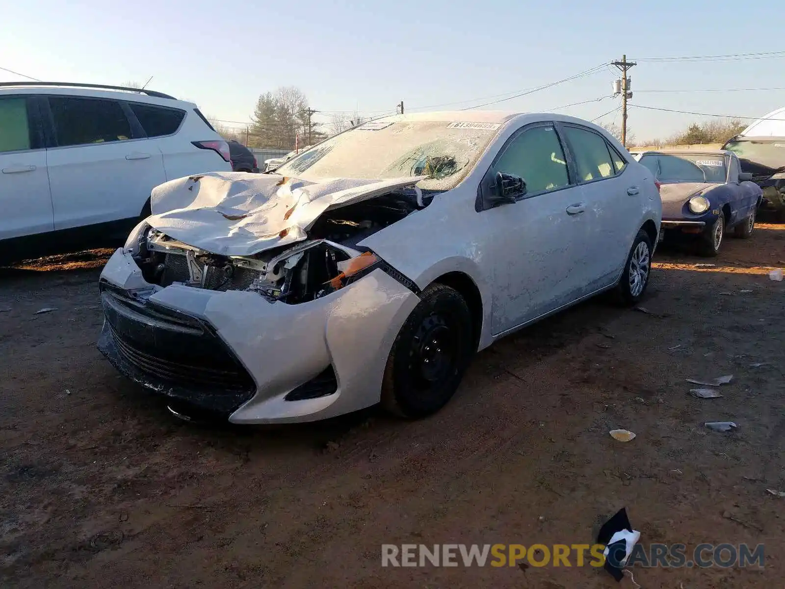 2 Photograph of a damaged car 2T1BURHE4KC229890 TOYOTA COROLLA 2019