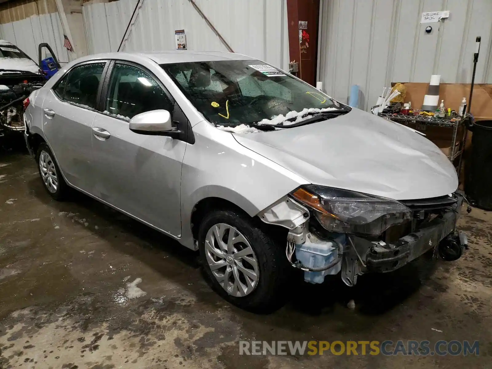 1 Photograph of a damaged car 2T1BURHE4KC230134 TOYOTA COROLLA 2019