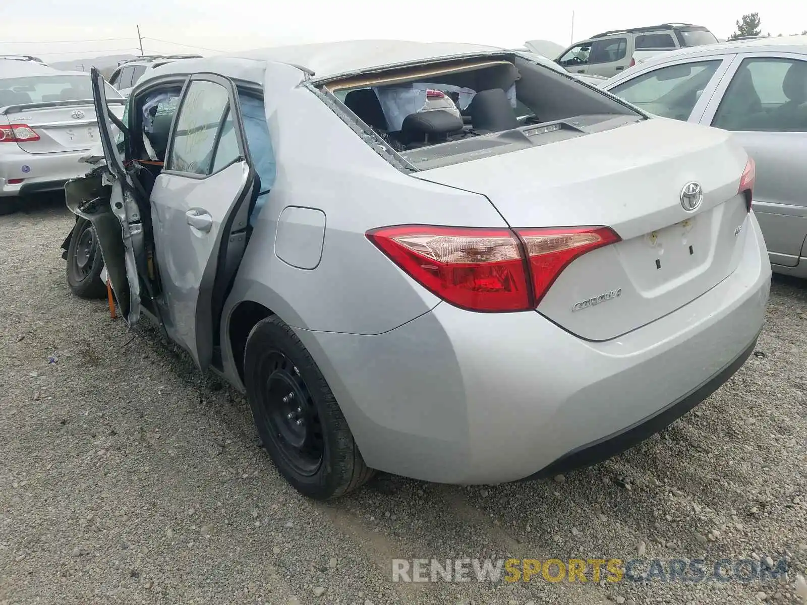 3 Photograph of a damaged car 2T1BURHE4KC230411 TOYOTA COROLLA 2019