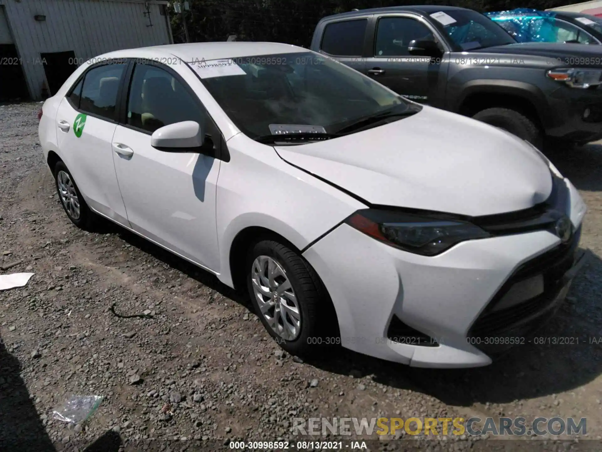 1 Photograph of a damaged car 2T1BURHE4KC230652 TOYOTA COROLLA 2019