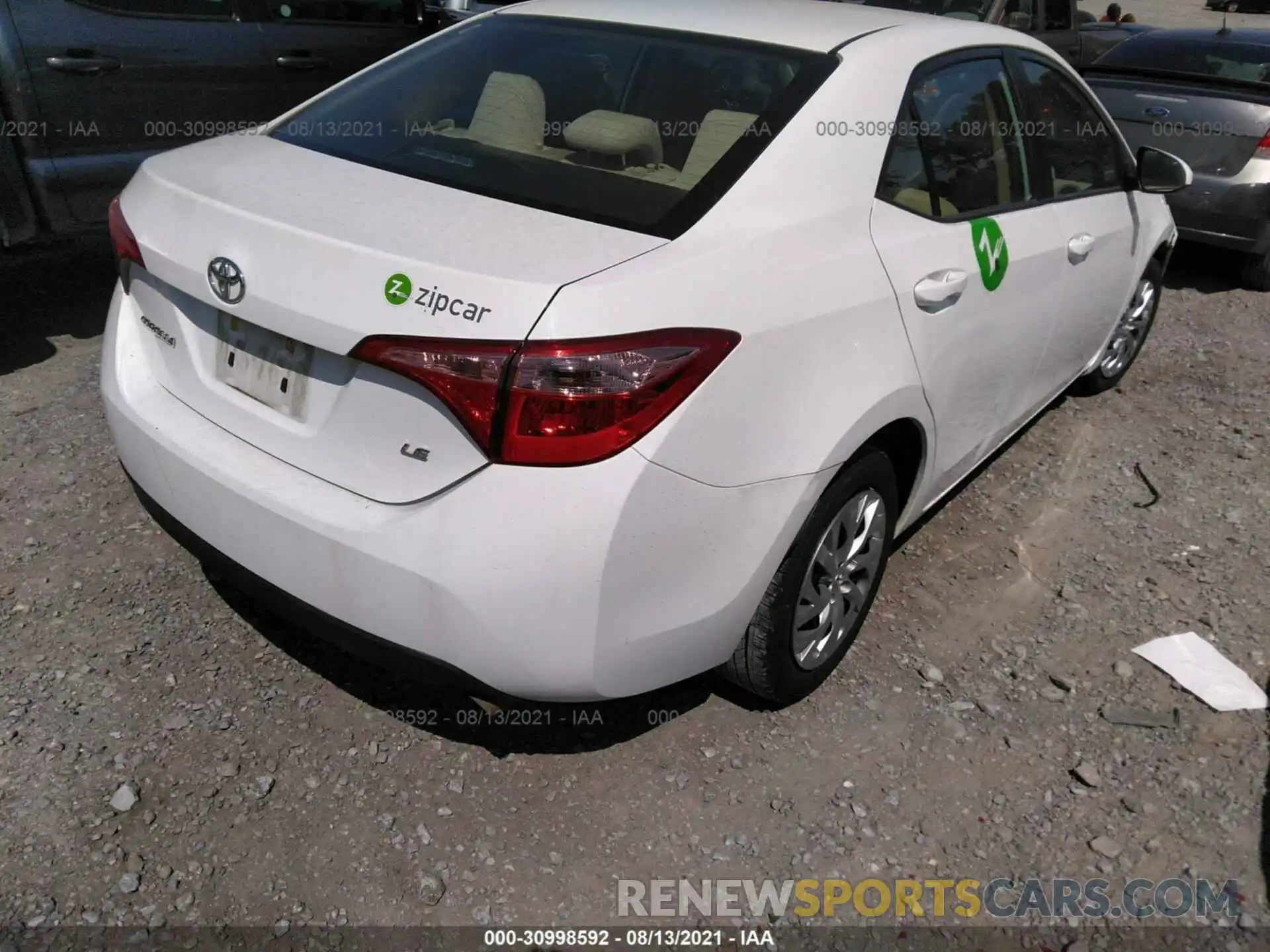 4 Фотография поврежденного автомобиля 2T1BURHE4KC230652 TOYOTA COROLLA 2019