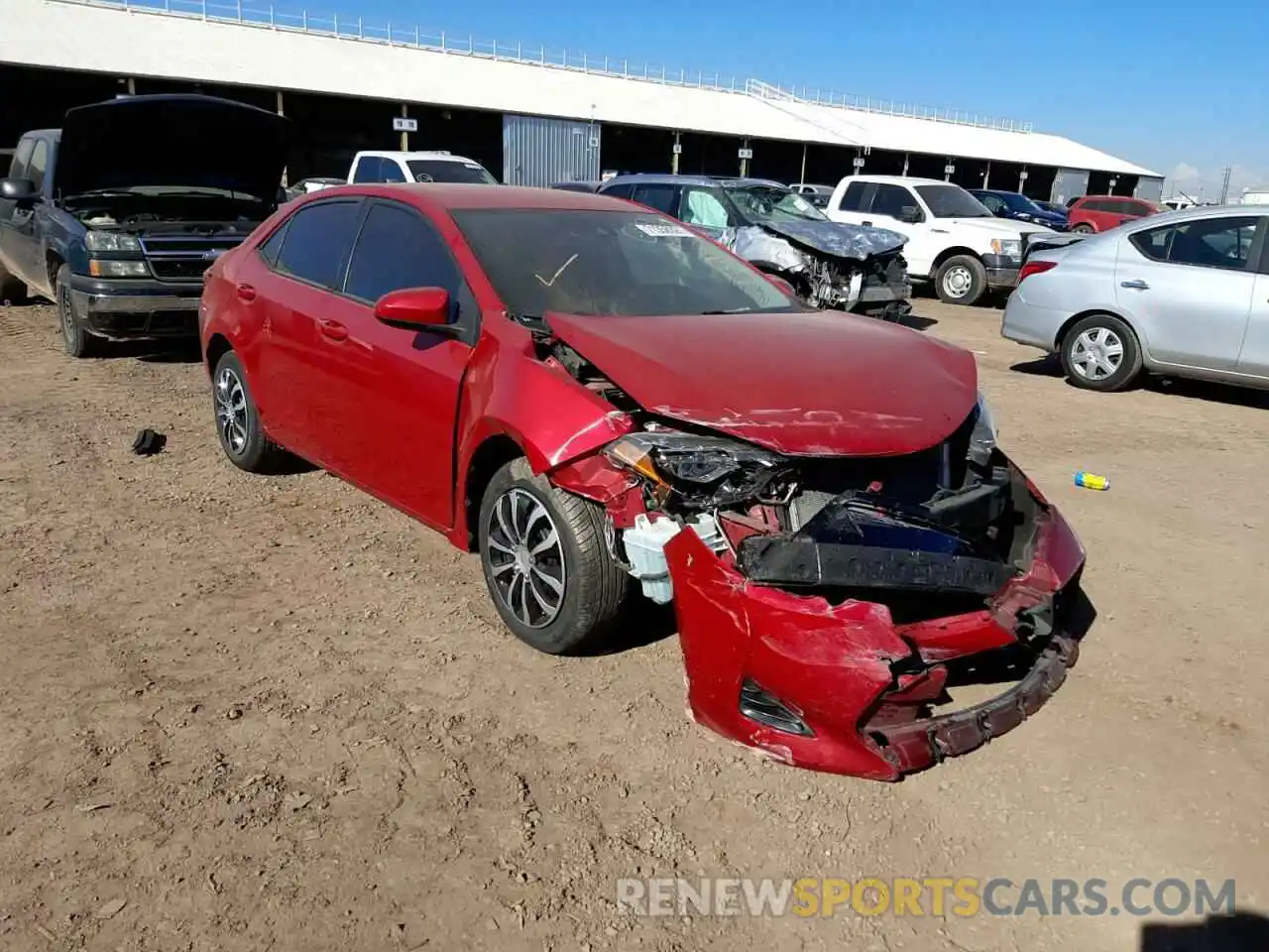 1 Photograph of a damaged car 2T1BURHE4KC230912 TOYOTA COROLLA 2019