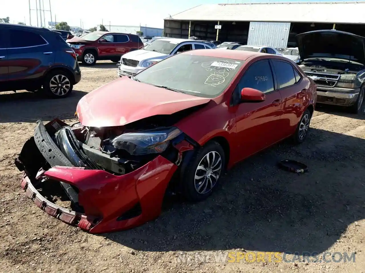 2 Photograph of a damaged car 2T1BURHE4KC230912 TOYOTA COROLLA 2019