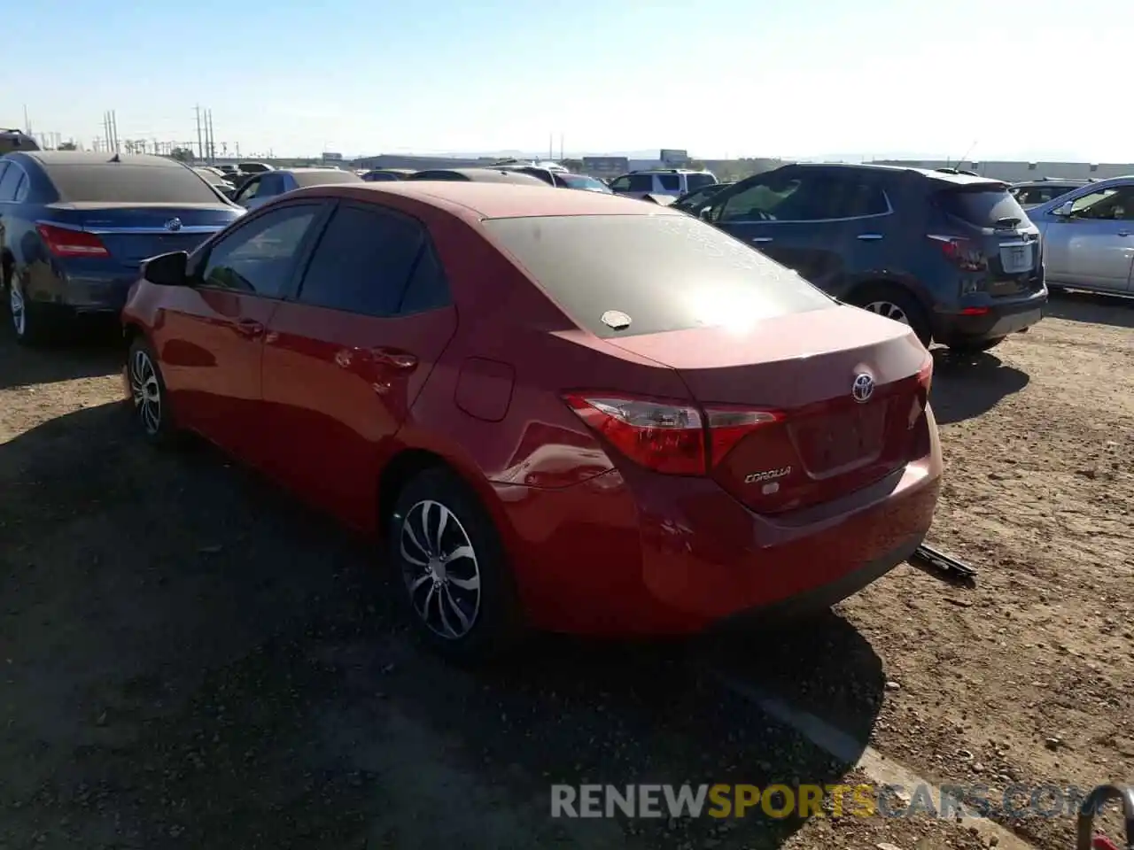 3 Photograph of a damaged car 2T1BURHE4KC230912 TOYOTA COROLLA 2019